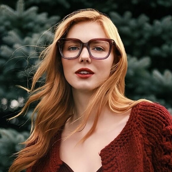 Tom Ford FT5880-B 020 Square Eyeglasses 51mm - Grey/Clear Blue Light Block - Picture 3 of 10